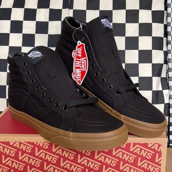 Vans Sk8-Hi Reissue Canvas Gum Black/Light Gum WMNS sneakers - Picture 6 of 16